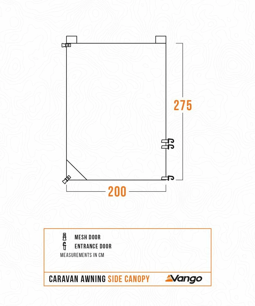 Caravan Awning Side Canopy 4 Caravan Awning Side Canopy - Image 2