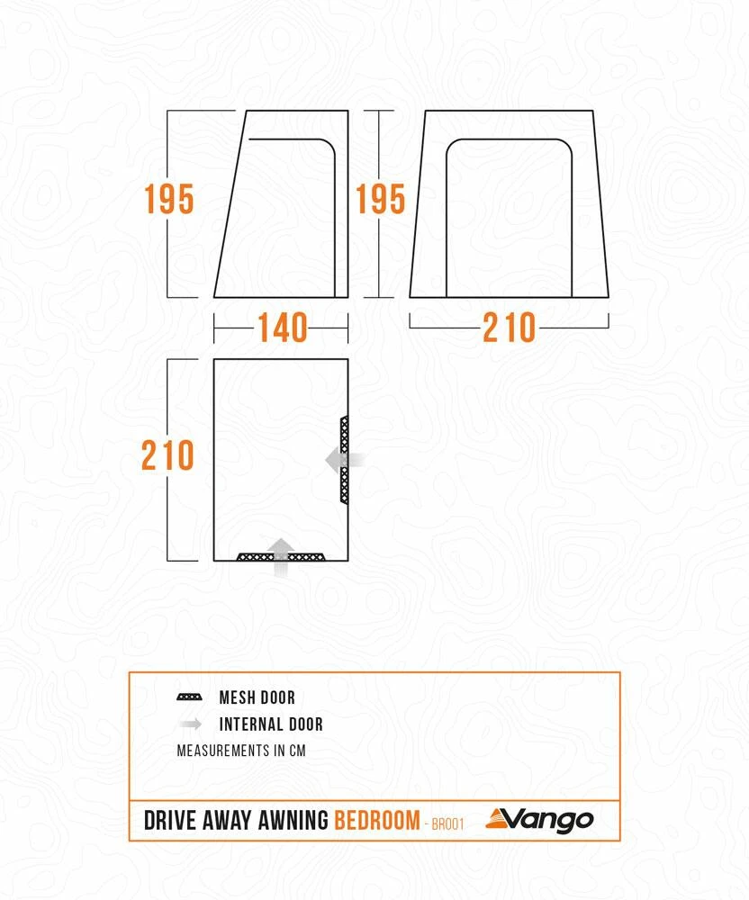 BR001 - Drive Away Awning Bedroom 4 BR001 - Drive Away Awning Bedroom - Image 2