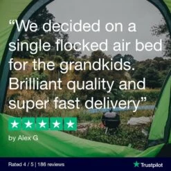 Single Flocked Airbed -Vango Sale Store image 3 28