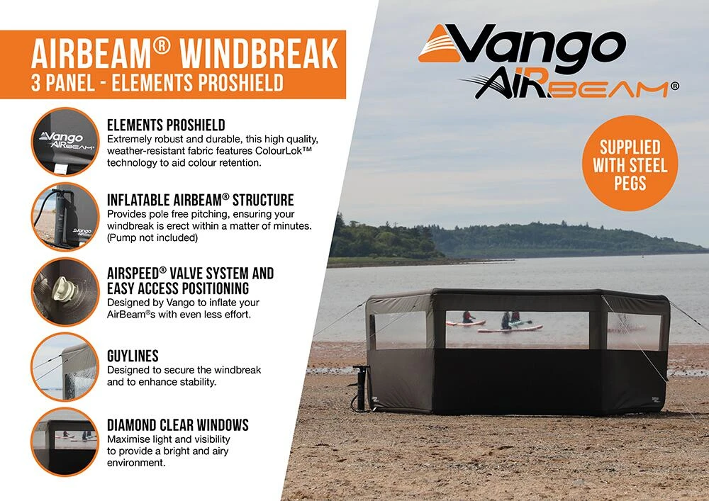 AirBeam Windbreak - 3 Panel - Elements ProShield 6 AirBeam Windbreak - 3 Panel - Elements ProShield - Image 4