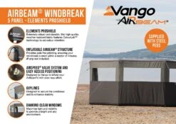 AirBeam Windbreak - 5 Panel - Elements ProShield 13 AirBeam Windbreak - 5 Panel - Elements ProShield -Vango Sale Store image 4 11
