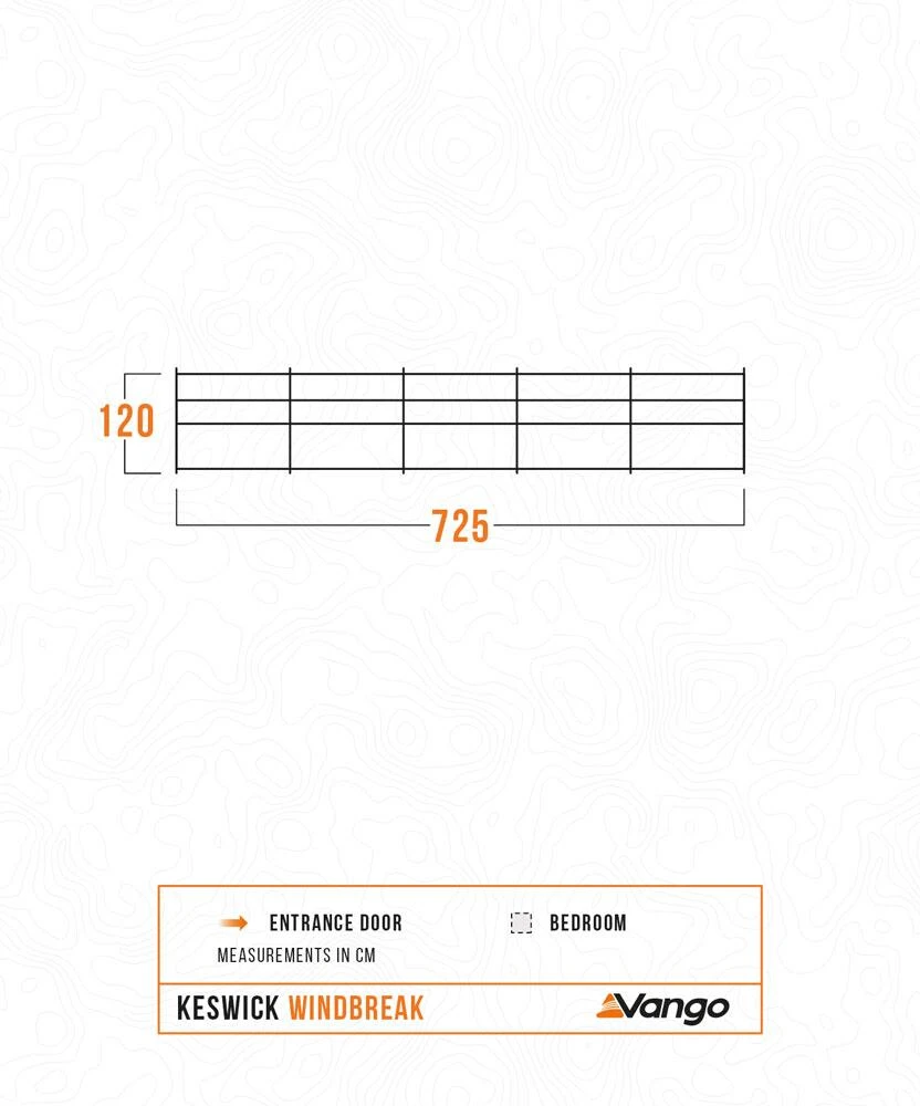 Keswick 6 Poled Windbreak 4 Keswick 6 Poled Windbreak - Image 2